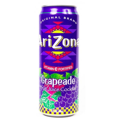 Напиток Arizona Grapeade Аризона со вкусом винограда, 0,680 л