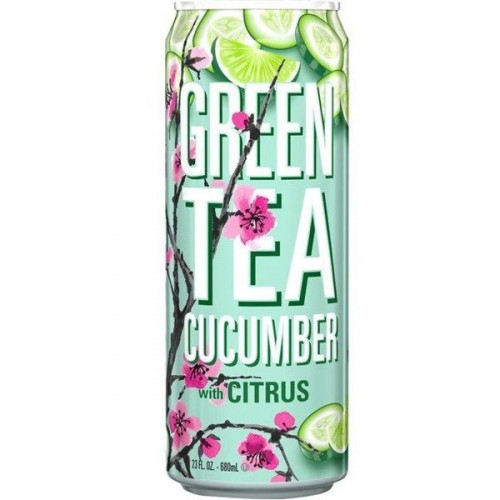 Напиток Arizona Green Tea Citrus Cucumber со вкусом огурца, 0,680 л