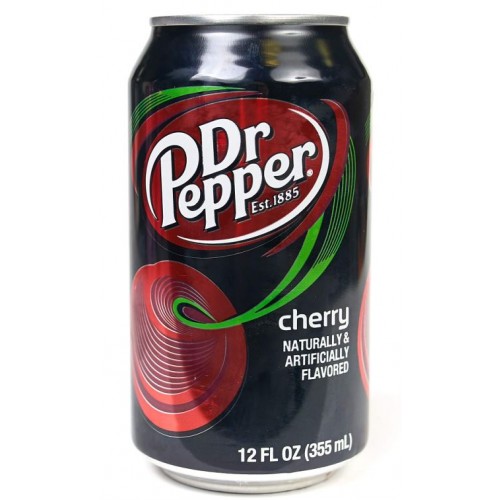 Напиток газированный Dr Pepper Cherry (Доктор Пэппер Вишня), 0,355 л
