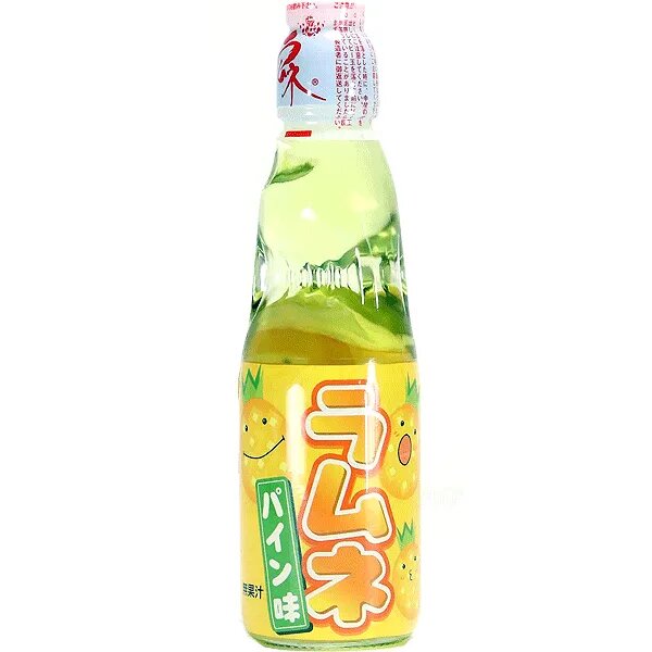 Ramune lemonade японский лимонад (рамунэ) ананас, 200 мл
