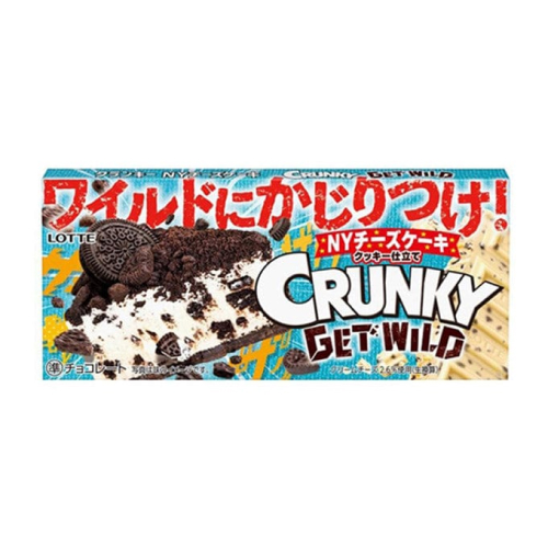 Шоколад Lotte Crunky Get Wild NY Cheesecake со вкусом Нью-Йоркского чизкейка, 50г