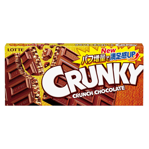 Молочный шоколад Lotte Crunky Crunch Chocolate, 45г