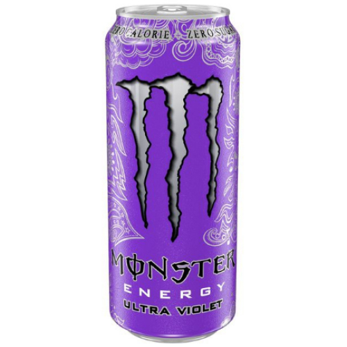 Энергетик Monster Energy Ultra Violet, ультрафиолетовый, без сахара, 500 мл