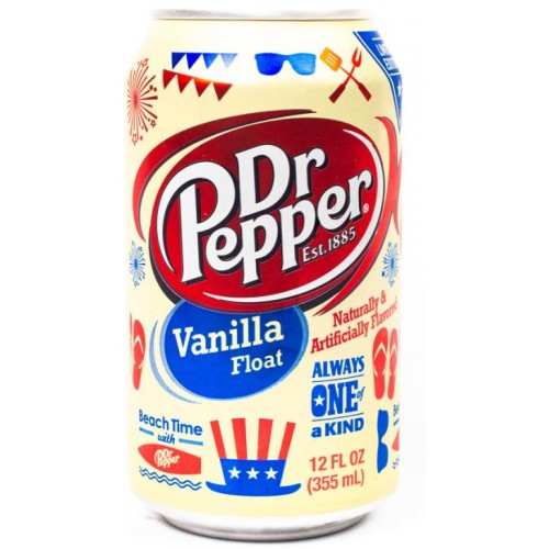 Напиток газированный Vanilla Float (Доктор Пэппер Ванила Флот), 0,355 л
